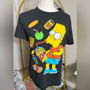 The Simpsons black graphic tee sz M